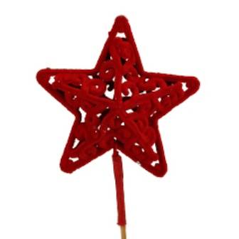 Roque Star Red ?6cm On 50cm Stick